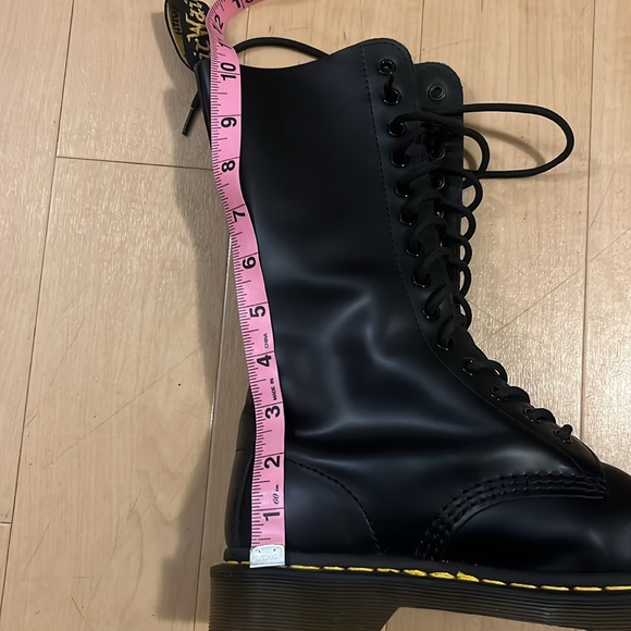 1914 SMOOTH LEATHER HIGH LACE-UP BOOTS - Picture 15 of 16